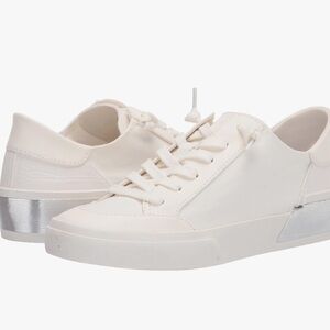 Dolce Vita Zoey white cream silver sneakers 9.5